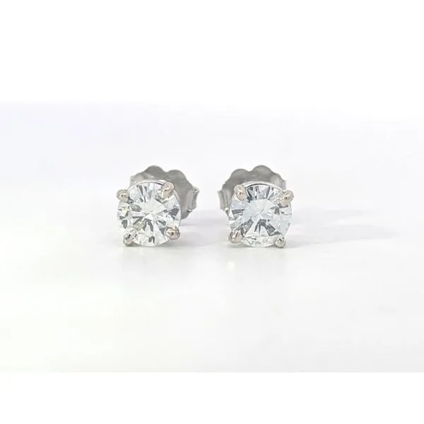 14kw .97ct Natural Diamond Studs Charles Frederick Jewelers Chelmsford, MA