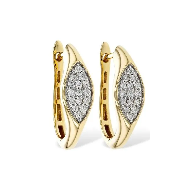 14KY Fashion Diamond Earrings 0.25ctw