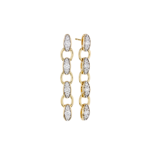 14KY 0.65ctw Diamond Drop Earrings Charles Frederick Jewelers Chelmsford, MA