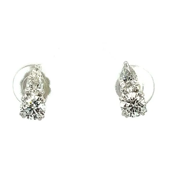 14KW .89ctw FG VS Lab Diamond Stud Earrings Charles Frederick Jewelers Chelmsford, MA