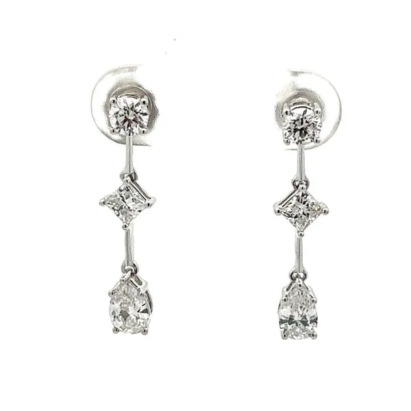 14KW 1.50ctw Lab Grown Diamond Stud Earrings Charles Frederick Jewelers Chelmsford, MA