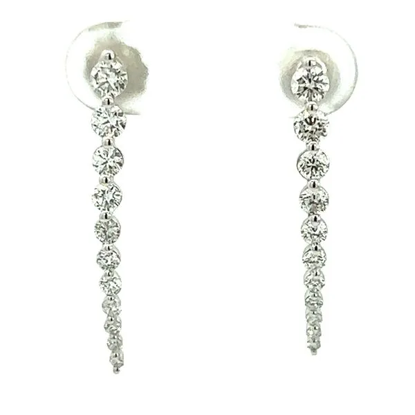 14KW 1.00ctw Lab Diamond Stud Earrings Charles Frederick Jewelers Chelmsford, MA