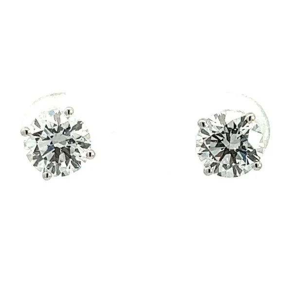 14KW 2ctw Lab Diamond Stud Earrings Charles Frederick Jewelers Chelmsford, MA