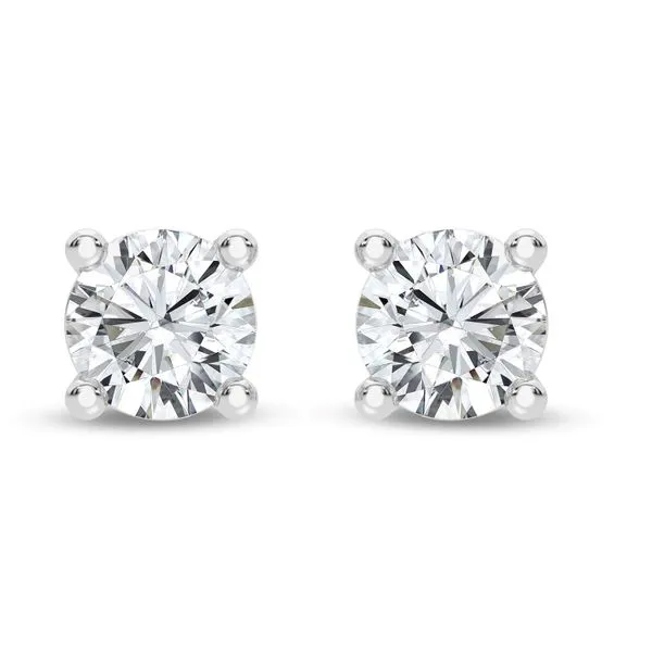 14KW 1.50 ctw Lab Grown Diamond Stud Earrings Charles Frederick Jewelers Chelmsford, MA