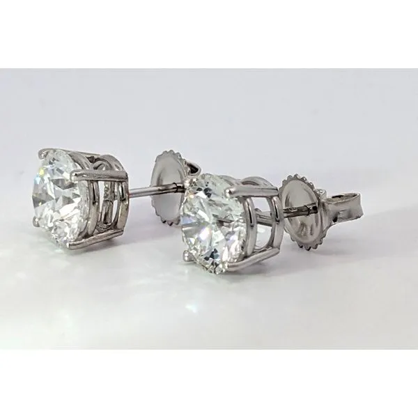 14kw Lab Diamond Studs 4.02ctw Image 2 Charles Frederick Jewelers Chelmsford, MA