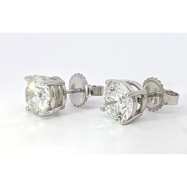 14kt Lab Diamond Studs 3.17ctw Image 2 Charles Frederick Jewelers Chelmsford, MA
