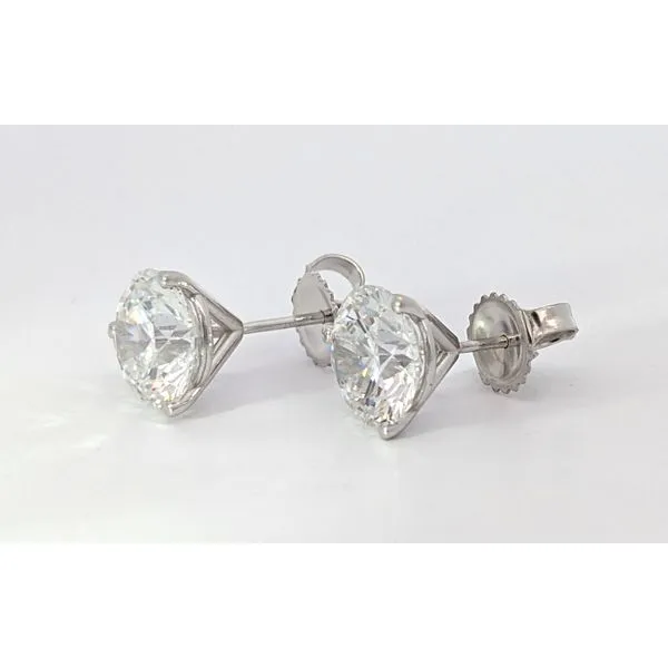 14kt Lab Diamond Studs 5.04ctw Image 2 Charles Frederick Jewelers Chelmsford, MA