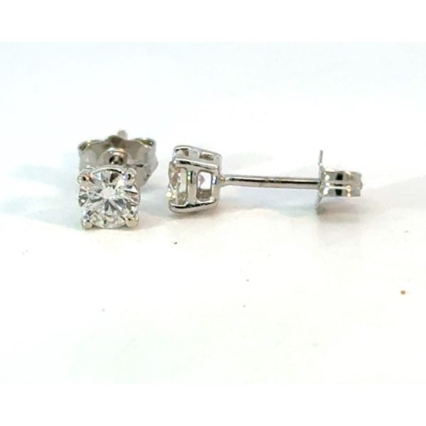 14kw Lab Grown Diamond Studs .50ctw E VS Charles Frederick Jewelers Chelmsford, MA