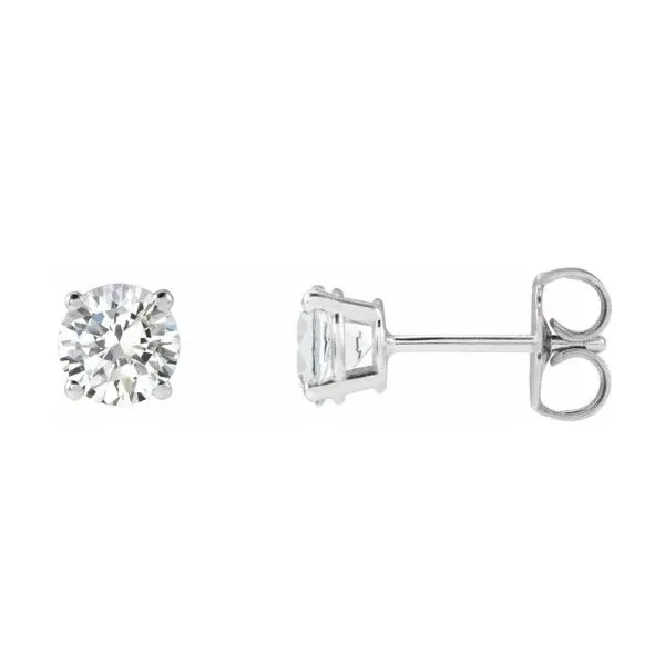 1.00ctw Lab Grown Diamond Stud Earrings 14ktw E VS Charles Frederick Jewelers Chelmsford, MA