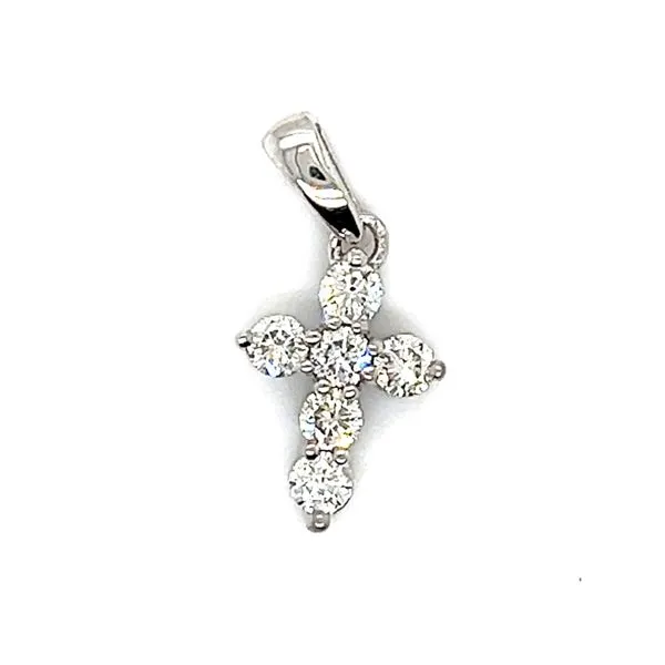 14KW .50ctw Diamond Cross Charles Frederick Jewelers Chelmsford, MA