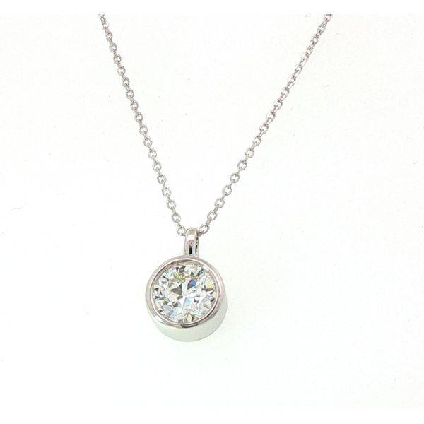 14kw 1.01ctw Lab Diamond Bezel Set - 18