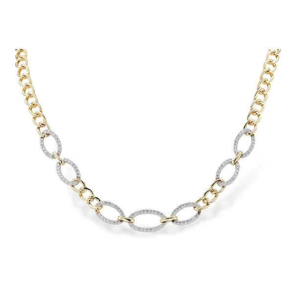 14KY 1.12ctw Natural Diamond Fashion Chain Charles Frederick Jewelers Chelmsford, MA