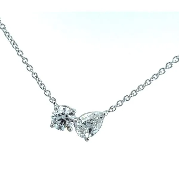 14KW .75ctw Lab Diamond Necklace Charles Frederick Jewelers Chelmsford, MA