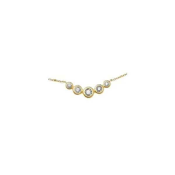 14kt Two Tone Diamond Necklace Charles Frederick Jewelers Chelmsford, MA