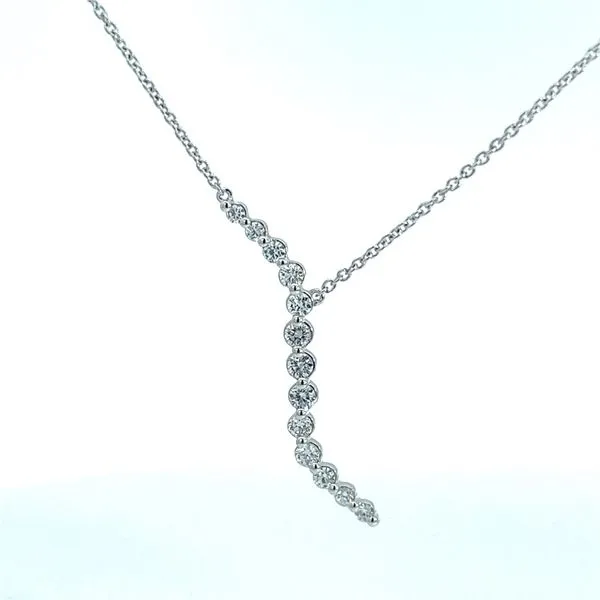 14KW .50ctw FG VS Lab Grown Diamond Necklace Charles Frederick Jewelers Chelmsford, MA
