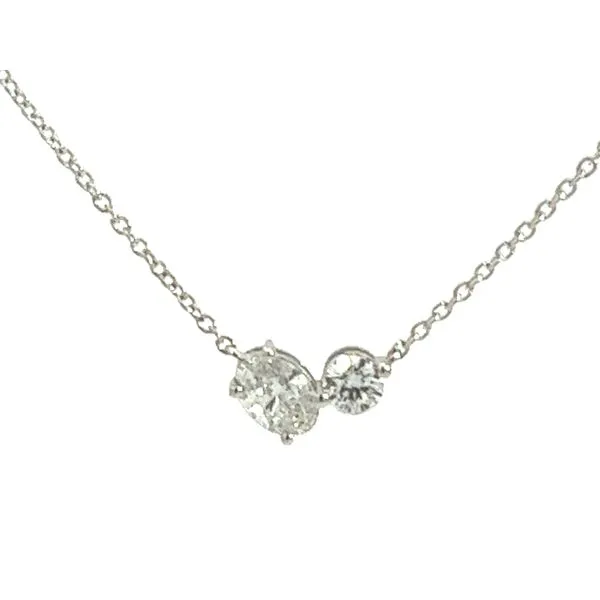 14KW .77ctw Lab Grown Diamond Necklace Charles Frederick Jewelers Chelmsford, MA