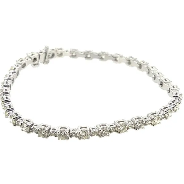 14KW Diamond Tennis Bracelet Charles Frederick Jewelers Chelmsford, MA