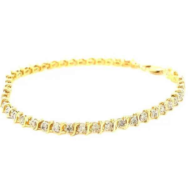 14KY 1.00ctw Diamond Tennis Bracelet Charles Frederick Jewelers Chelmsford, MA