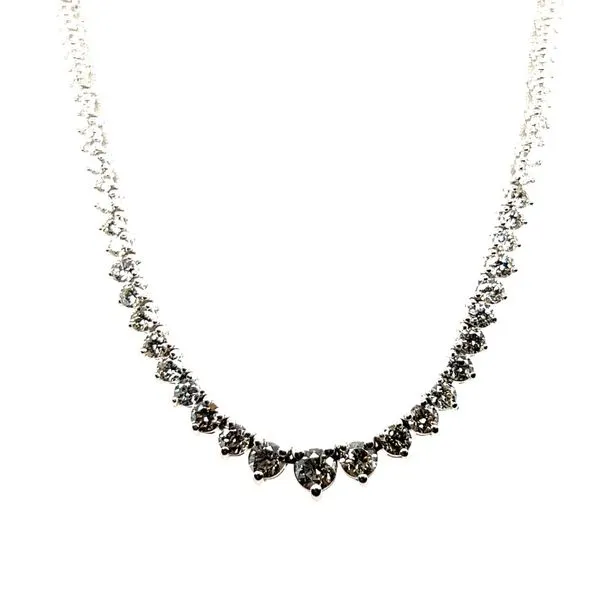 14KW 5.00ctw Graduation Diamond Riviera Necklace Charles Frederick Jewelers Chelmsford, MA