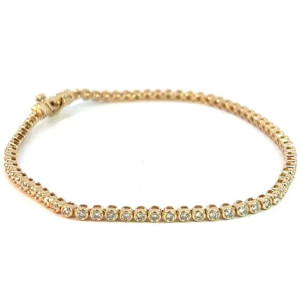 14KY 1.00ctw Diamond Line Bracelet Charles Frederick Jewelers Chelmsford, MA