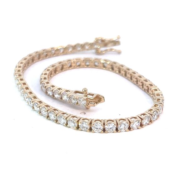 14KY 5.00CTW Lab Grown Diamond Bracelet E-VS Charles Frederick Jewelers Chelmsford, MA