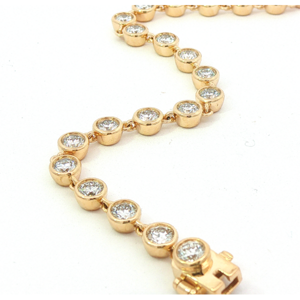 14Ky 4.17Ct Lab Grown Diamond Bezel Bracelet Charles Frederick Jewelers Chelmsford, MA