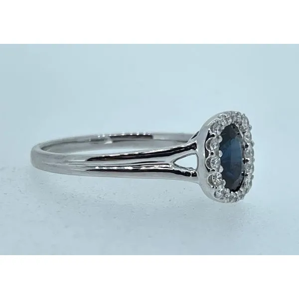 Sapphire & Diamond Ring Image 2 Charles Frederick Jewelers Chelmsford, MA