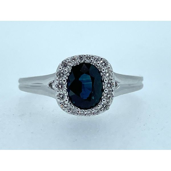 Sapphire & Diamond Ring Charles Frederick Jewelers Chelmsford, MA