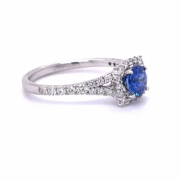 14KW Sapphire & Diamond Ring Image 2 Charles Frederick Jewelers Chelmsford, MA