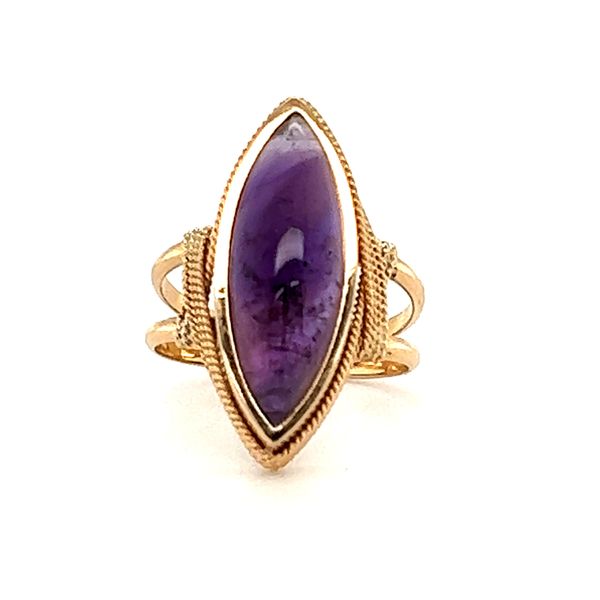 14KY Amethyst Ring. -Estate Charles Frederick Jewelers Chelmsford, MA