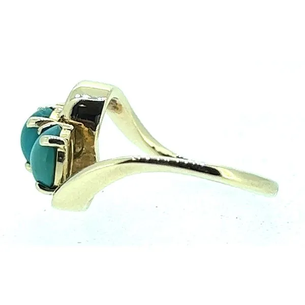 14KY Sleeping Beauty Turquoise Ring Image 2 Charles Frederick Jewelers Chelmsford, MA