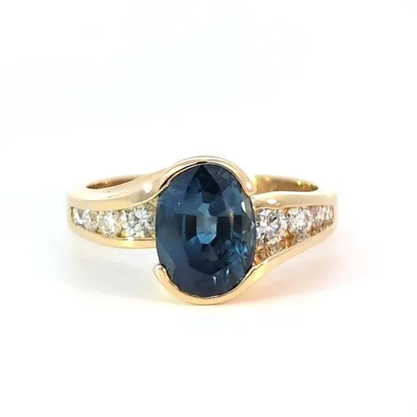 18K Sapphire & Diamond Ring similar item image