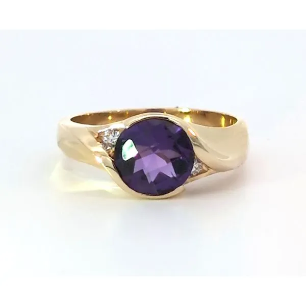 14k Amethyst Ring Image 2 Charles Frederick Jewelers Chelmsford, MA