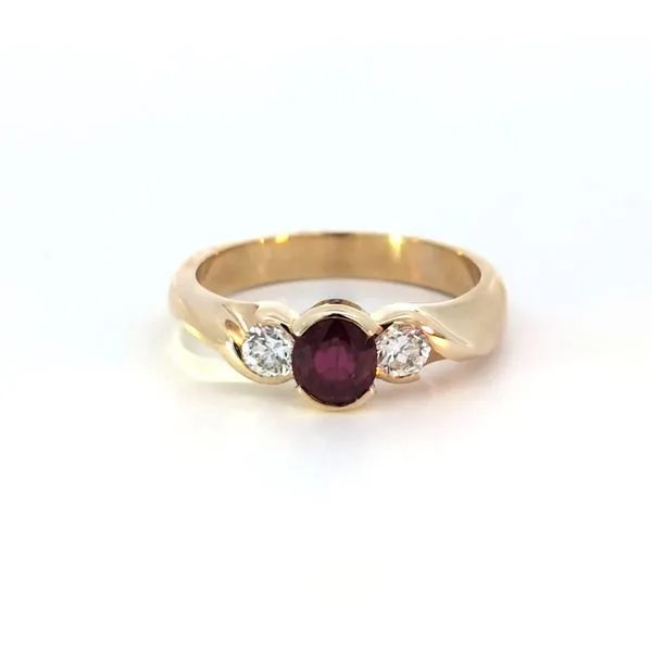 14Ky Ruby &  Diamond Ring Charles Frederick Jewelers Chelmsford, MA