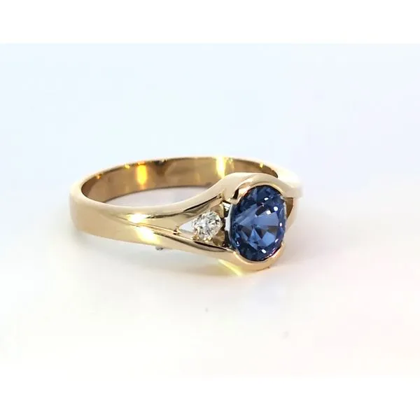 14KY 1.52ct Sapphire And .15ctw Diamond Ring Image 3 Charles Frederick Jewelers Chelmsford, MA