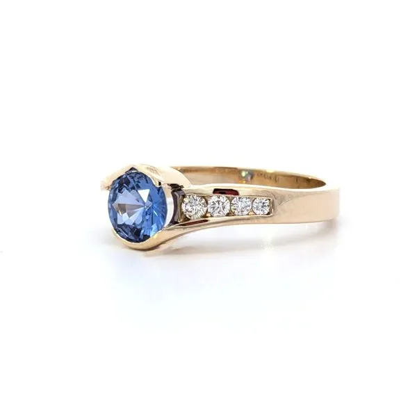 14ky Sapphire Ring Image 2 Charles Frederick Jewelers Chelmsford, MA