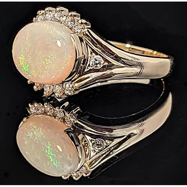 14ky Opal Ring Image 2 Charles Frederick Jewelers Chelmsford, MA