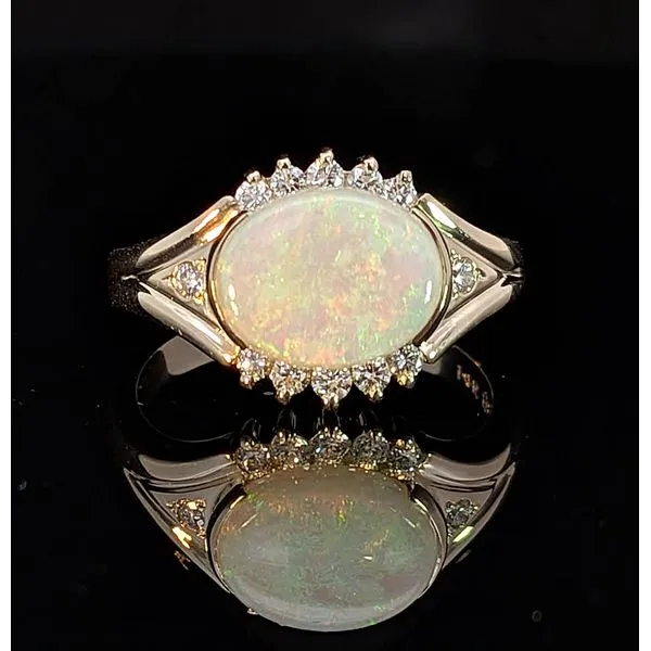 14ky Opal Ring Charles Frederick Jewelers Chelmsford, MA