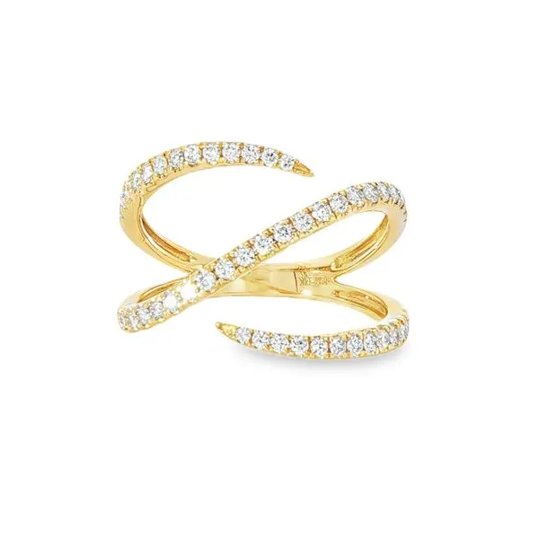 14KY Natural Diamond Fashion Ring .49ctw 3.06g Charles Frederick Jewelers Chelmsford, MA