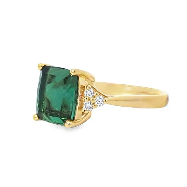 18ky Tourmaline Ring Image 2 Charles Frederick Jewelers Chelmsford, MA