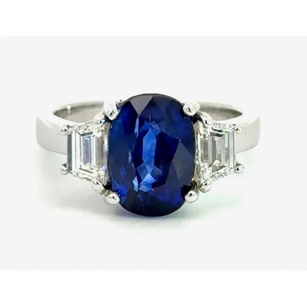 Natural Blue Sapphire Ring Image 2 Charles Frederick Jewelers Chelmsford, MA