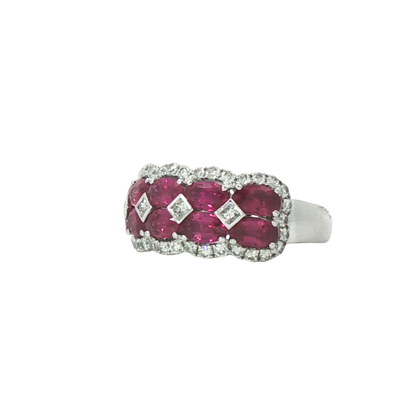 14w Ruby and Diamond Ring Image 2 Charles Frederick Jewelers Chelmsford, MA