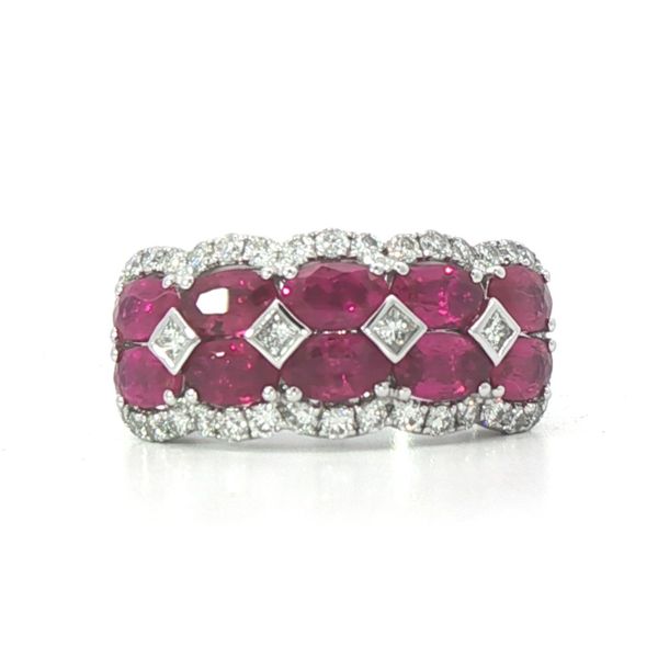 14w Ruby and Diamond Ring Charles Frederick Jewelers Chelmsford, MA