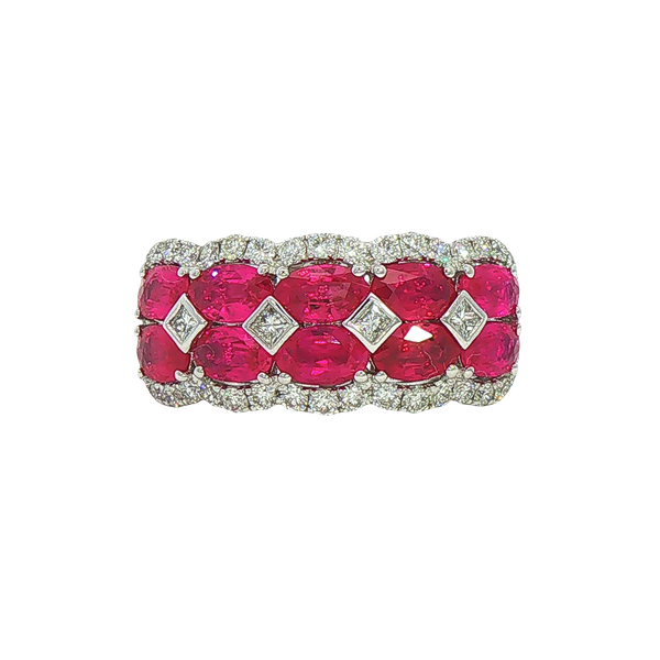 14w Ruby and Diamond Ring Charles Frederick Jewelers Chelmsford, MA
