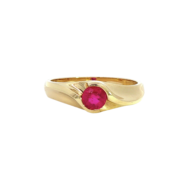 .45ct Ruby Solitaire Ring Charles Frederick Jewelers Chelmsford, MA