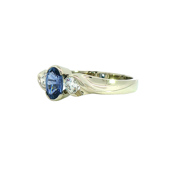 .68ct Sapphire and Diamond Ring Image 2 Charles Frederick Jewelers Chelmsford, MA