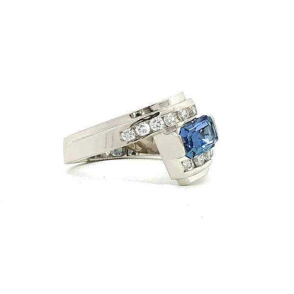1.12ct Sapphire and Diamond Bypass Ring Image 2 Charles Frederick Jewelers Chelmsford, MA