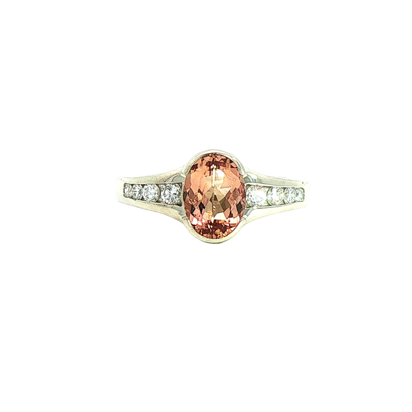 1.59ct Topaz and Diamond Ring Charles Frederick Jewelers Chelmsford, MA