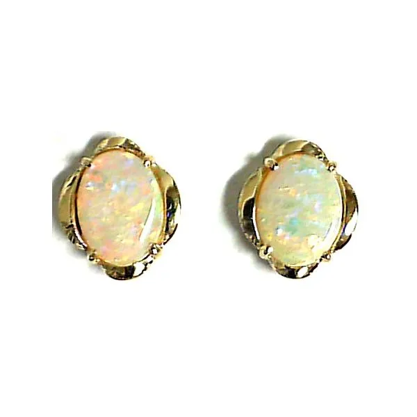 14KY Opal Earrings Charles Frederick Jewelers Chelmsford, MA