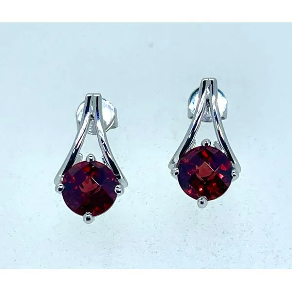 14k Garnet Earrings Charles Frederick Jewelers Chelmsford, MA